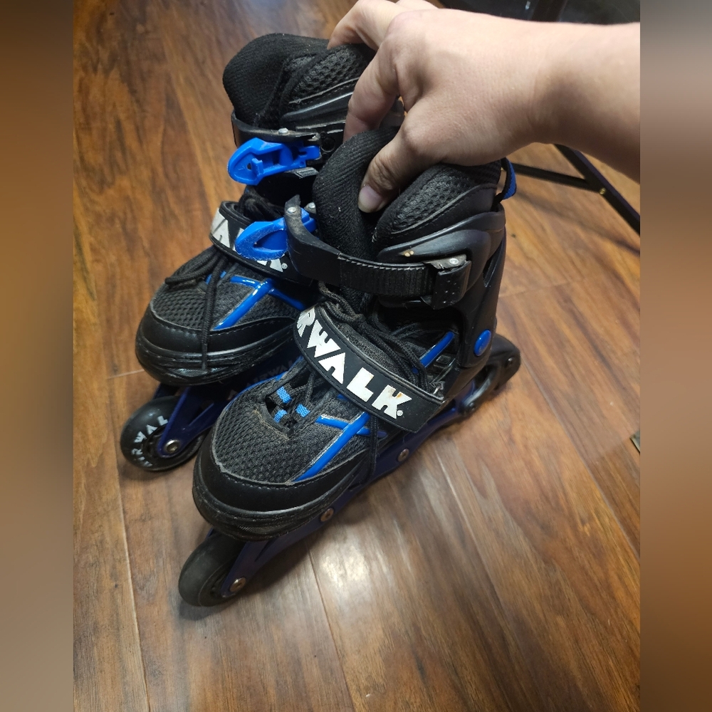 Airwalk Black and Blue Rollerblades